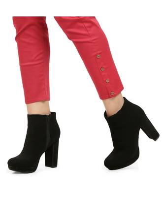 Marroon Tummy Tucker Pants 5