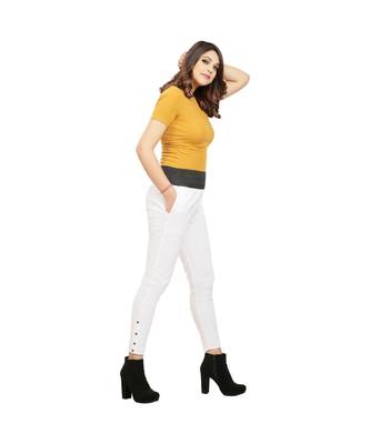White Tummy Tucker Pants 3