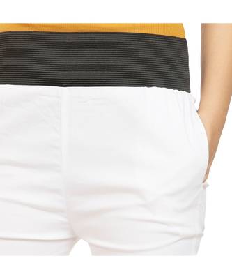 White Tummy Tucker Pants 5