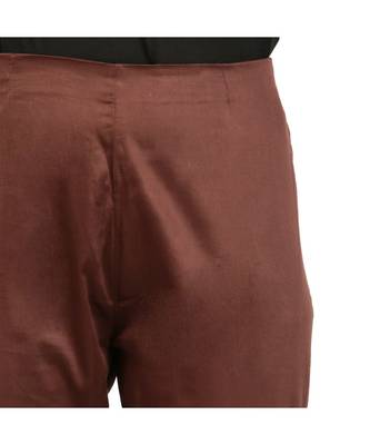 Brown Tussar Pants 5