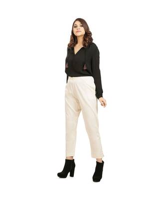 Off Tussar Pants 2