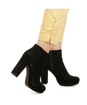 Camel Beige Tussar Pants 4