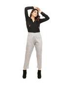 Light Grey Tussar Pants