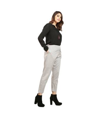 Light Grey Tussar Pants 3
