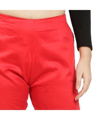 Red Tussar Pants 5
