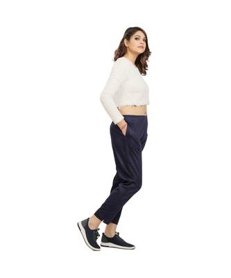 Navy Blue Tussar Pants 2
