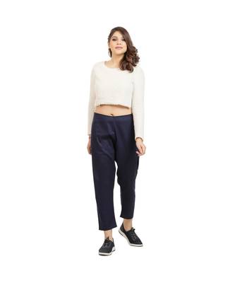 Navy Blue Weekdays Pants 1