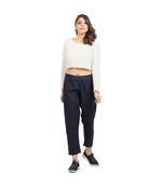 Navy Blue Weekdays Pants
