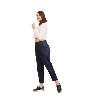 Navy Blue Weekdays Pants 2