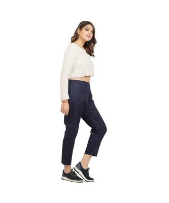 Navy Blue Weekdays Pants 3
