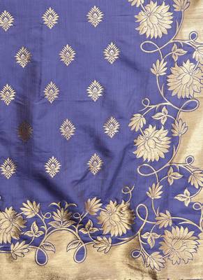 Women purple Color Woven Traditional Dupatta 2