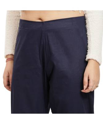 Navy Blue Weekdays Pants 5