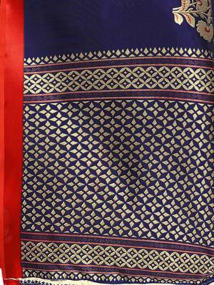Combo Of 2 Poly Silk  Multicolor Printed Women's Saree 4