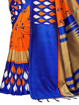 Combo Of 2 Poly Silk  Multicolor Printed Women's Saree 7