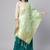 Women Sea green Color Woven Banarasi Dupatta