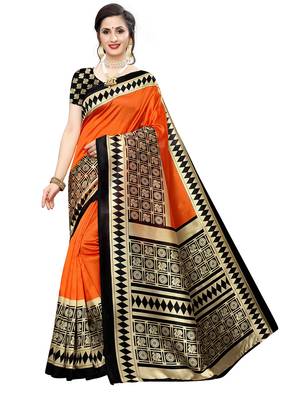 Combo Of 2 Poly Silk  Multicolor Printed Women's Saree 5