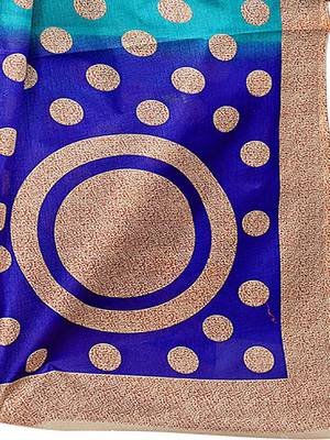 Combo Of 2 Poly Silk  Multicolor Printed Women's Saree 7