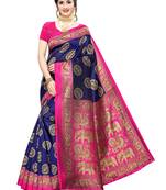 Combo Of 2 Poly Silk  Multicolor Printed Women's Saree