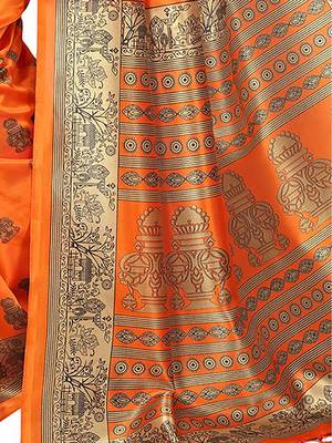 Combo Of 2 Poly Silk  Multicolor Printed Women's Saree 7