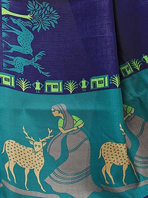 Combo Of 2 Poly Silk  Multicolor Printed Women's Saree 7