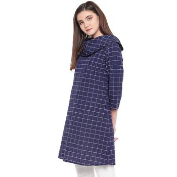Blue printed Cotton kurti 2