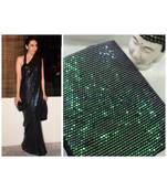 black sequins Sana Silk Partywear bollywood saree with blouse