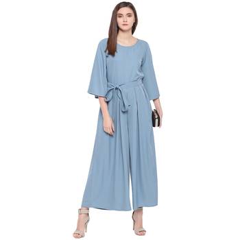 grey plain crepe indowestern 2