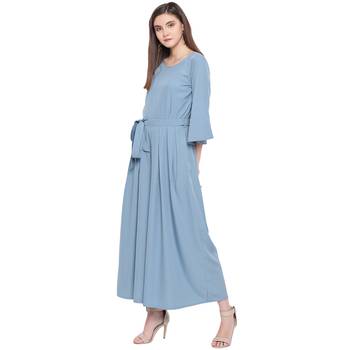 grey plain crepe indowestern 3