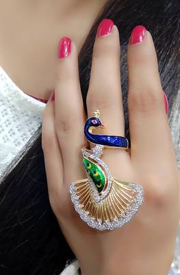 Peacock Style Fashionable Ring 1
