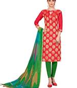 Red banarasi banarasi salwar