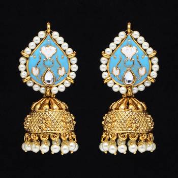 Blue jhumkas 1