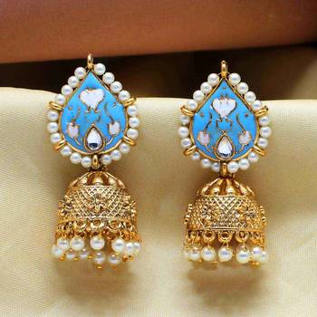 Blue jhumkas 2