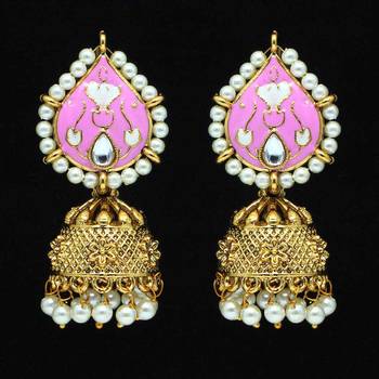 Pink Jhumkas 1