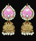 Pink Jhumkas