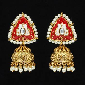 Maroon jhumkas 1