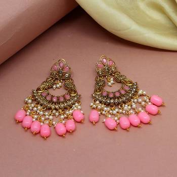 Pink danglers-drops 2