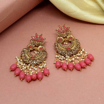 Pink danglers-drops 2