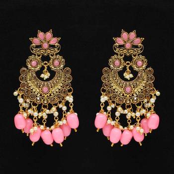 Pink danglers-drops 1