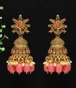 Pink Jhumkas