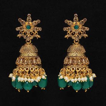 Green Jhumkas 1
