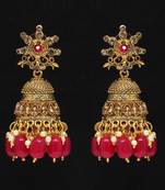 Maroon Jhumkas