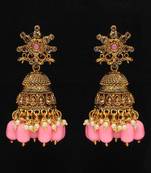 Pink Jhumkas