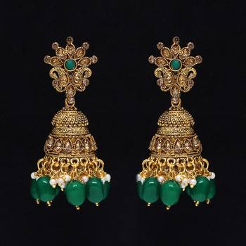 Green Jhumkas 1