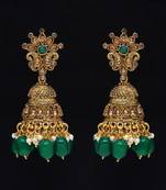 Green Jhumkas