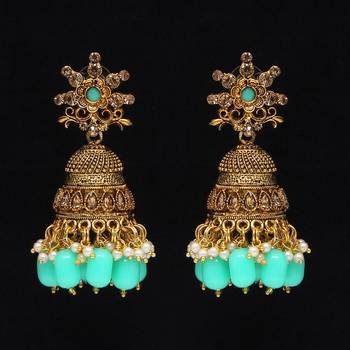 Green Jhumkas 1