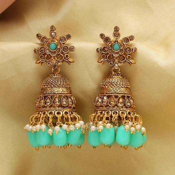 Green Jhumkas 2