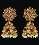 multicolor jhumkas