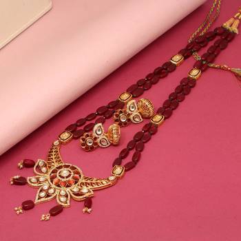 Maroon necklace-sets 2