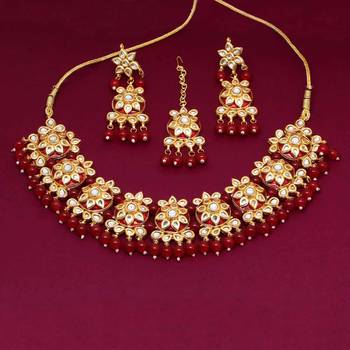 Maroon necklace-sets 2