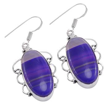 Multicolor Agate Earrings 1